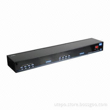 8-channel Active Video Balun with Plug-and-play Function, 90 to 250V AC Power Supply